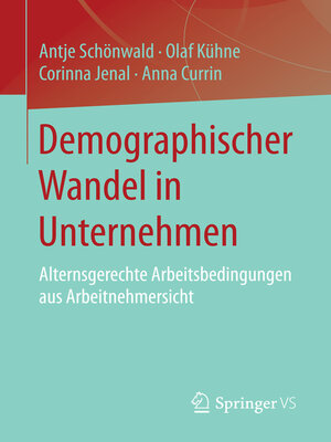 cover image of Demographischer Wandel in Unternehmen